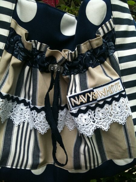 Navy Style Sommertasche