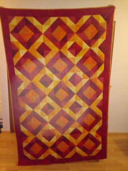 Patchworkdecke für Tochter