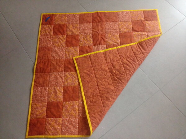 Babydecke aus Resten