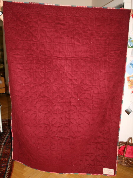Rückseite des Mystery Happening Quilts