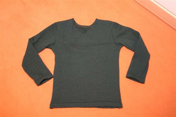 Wieder recycelt: Wollpulli
