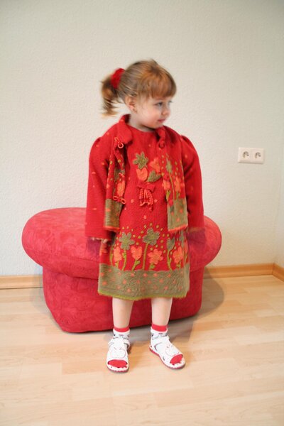 Kleid mit Jacke