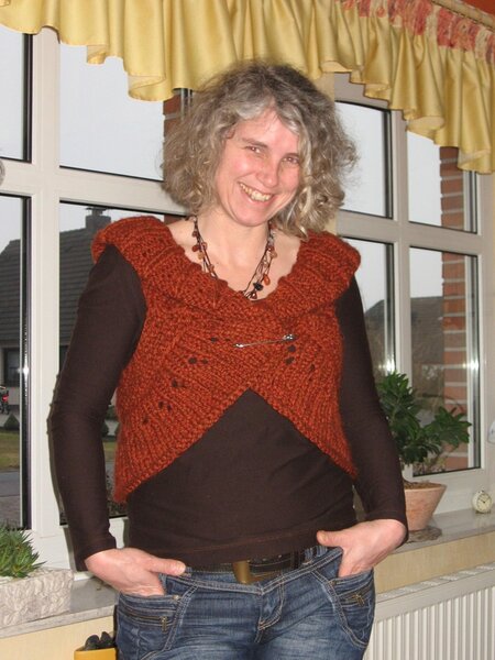 Gestrickte Weste - endlich, ich kanns auch