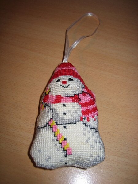 Schneemann Christbaumanhänger