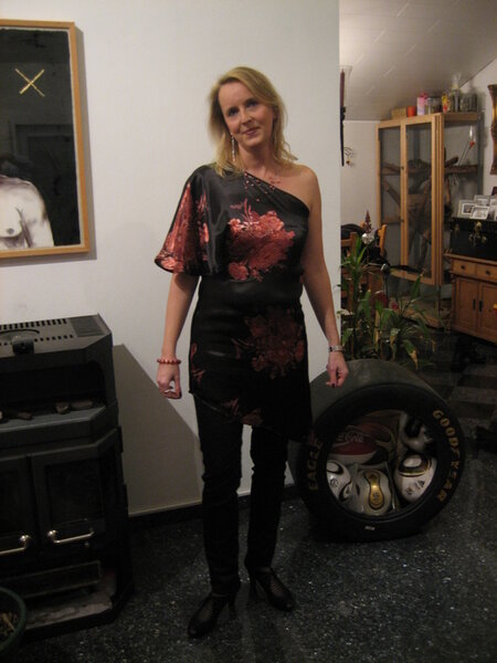 Weihnachtsoutfit im getragenen Zustand