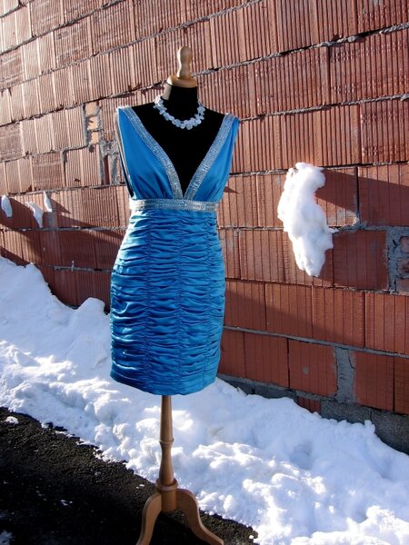 Meine erste größere Arbeit im Januar 09/ Cocktailkleid