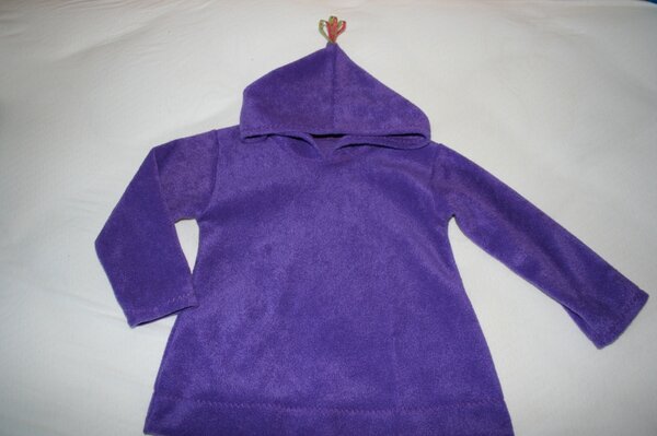 Kapuzen-Pulli aus Fleece