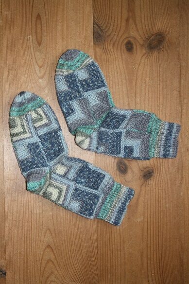 Patchworksocken