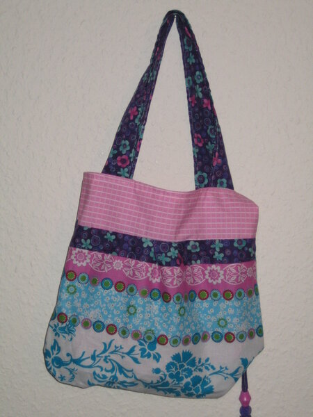 Lila-Bunte Wendetasche Seite 2