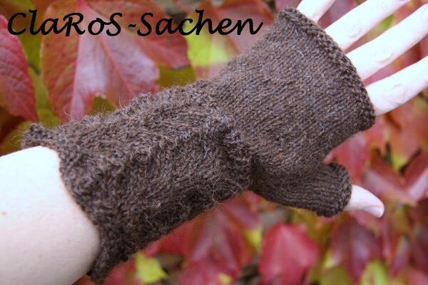 Pulswärmer aus Alpaca