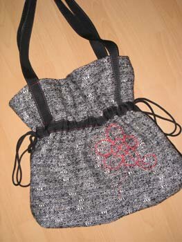 Tasche aus Tweed