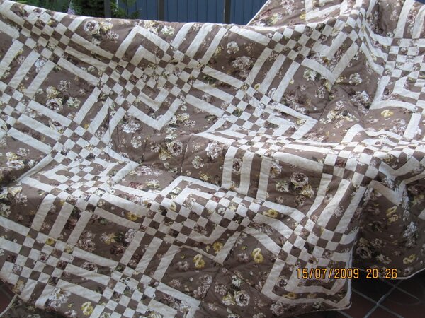 Irische Kette Quilt Detailaufnahme