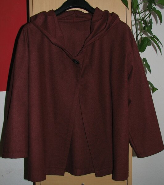 bequeme Übergangsjacke aus Wollstoff