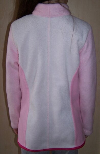 Fleecejacke klein Pellworm von hinten