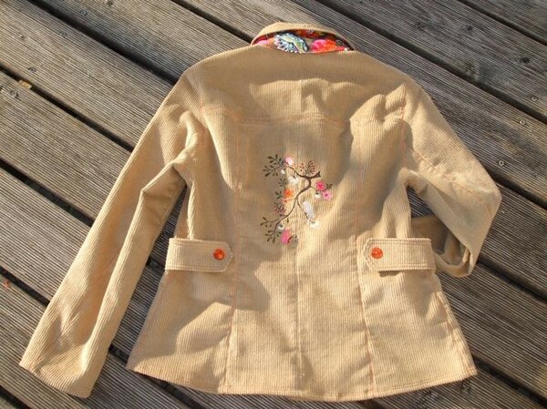 Asian Garden Cord Jacke