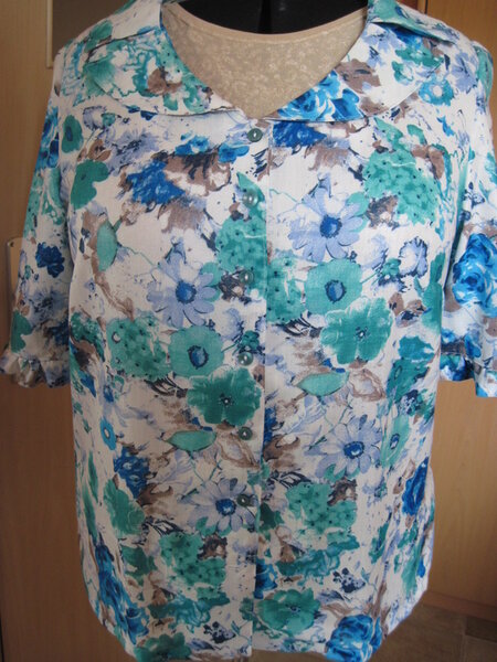 Bluse nach Jackenschnitt
