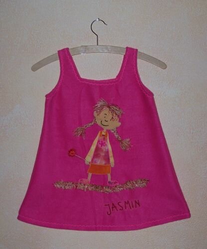 Fleece Kleid für eine kleine Prinzessin