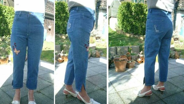 meine erste Jeans nach GP (Doldenpattern)