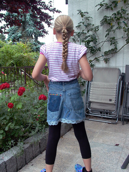 Es war einmal eine Hose .....  Rückseite