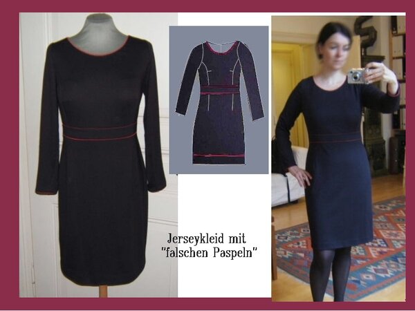 Klassisch schlichtes Jerseykleid
