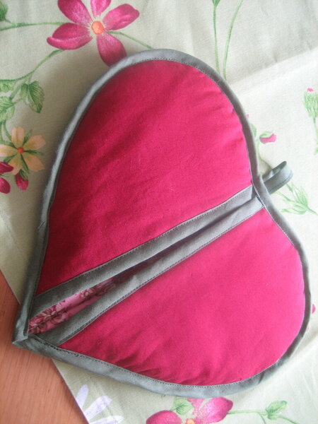 Herz-Topflappen-Handschuh