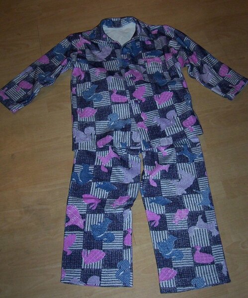 Kinderschlafanzug Burda Einzelschnitt