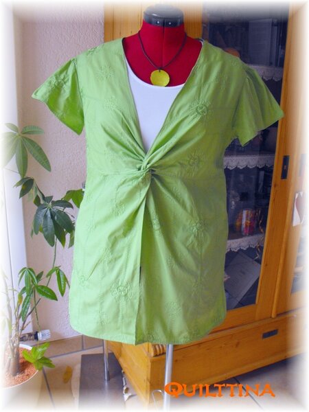 Knotenbluse nach Butterick-Schnitt