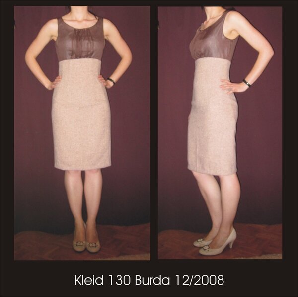 Kleid 130 Burda 12/2008