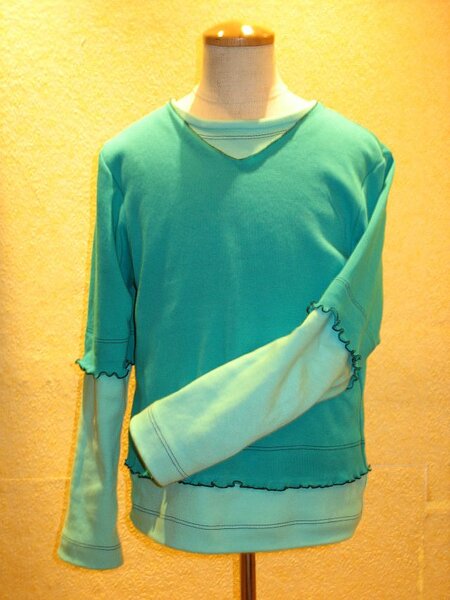 Langarmshirt im Lagenlook