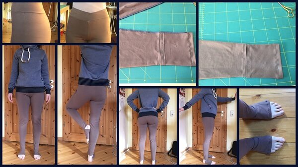 Yoga-Hose Modell 107 Burda Januar 2018