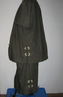 Leinenjacke+Hose mit Applikation