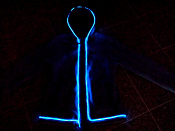 LED Jacke für die dunkle Jahreszeit