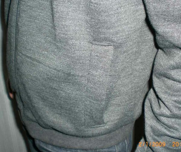 Sweatshirtjacke Männer - BuMo 10/08, Mod 133