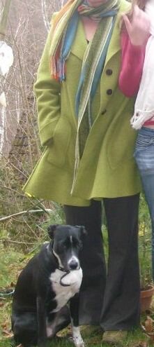 Mantel mit Hund