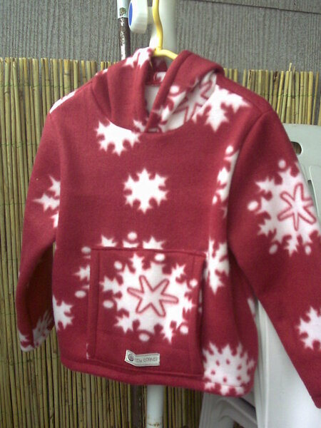 Einfacher Fleecepulli nach NM