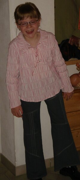 Jeans à la Carbone mit Taja - nun angezogen