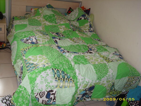 Mein 2. Quilt - Juni 2009