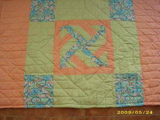 Mein 1. Quilt - Rückseite