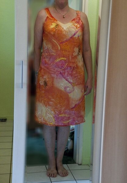 Sommerkleid aus Seidenchiffon