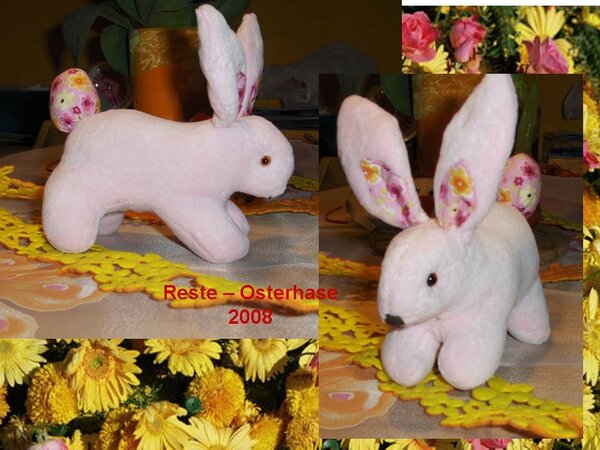 Stoffresteabbau: Häschen zu Ostern