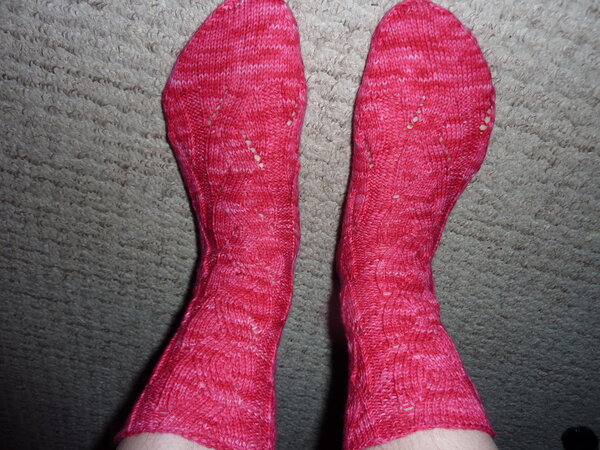 Meine Pink-Socken für Februar 2011