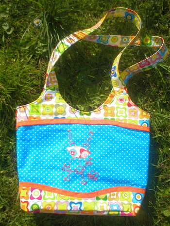 Sommerstrandtasche- andere Seite