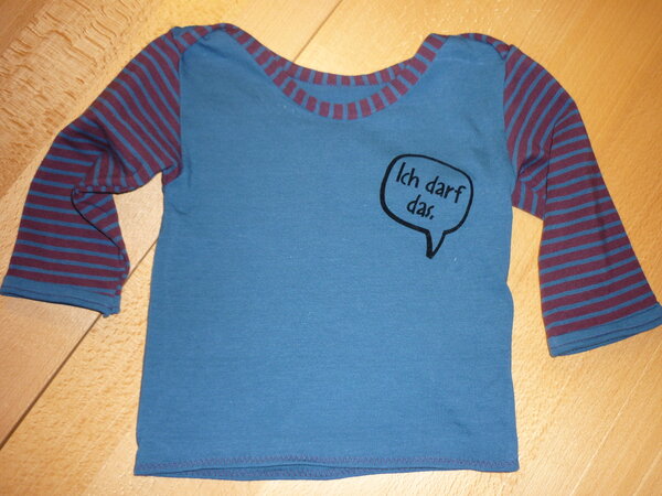 Shirt aus der Zwergenverpackung