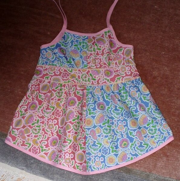 Bluse aus Resten