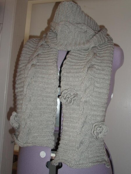 Trachtenschal nachgestrickt