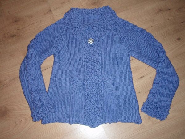 Kinderweste aus der Stricktrends Winter 2009 ,N° 49