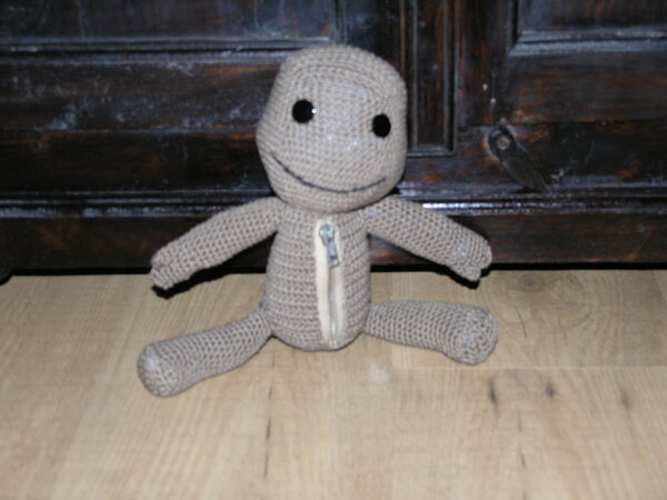 Sackboy gehäkelt