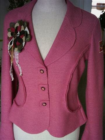 rosa Walkjacke