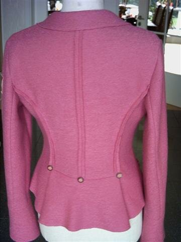 Walkjacke von hinten