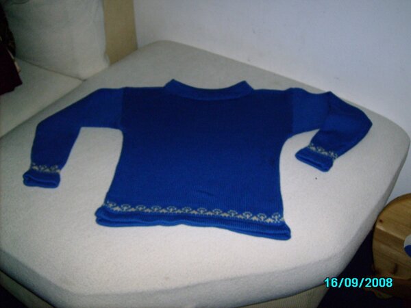 strickmaschinenpullover für aaron